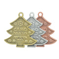 ODM OEM Christmas Tree Decorate Custom Antique Plating Iron Brass Copper Souvenir Metal Medallion Christmas Gifts Medal
