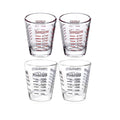 30ml Measuring Shot Glass with Scale Perfect for Espresso Baking Measurements Cocktails & Liquor Serving