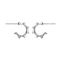 S925 Sterling Silver Literary Temperament Fresh Bamboo Earrings for Simple Fashion Personality  Earrings Female