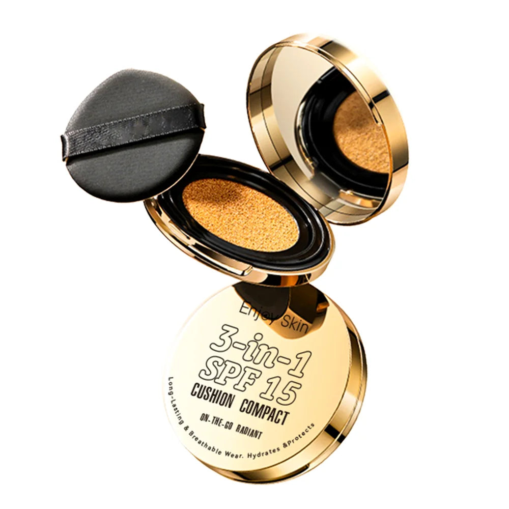 Customized Lightweight Moisture Concealer BB Cream Lightweight Fitting Powder Free Waterproof Sweat Proof Air Cushion Set