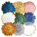 Wholesale Crystal Tableware 13 Inch Irregular Flower Glass Charger Plates for Wedding Events