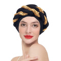 Wholesale Newest Ladies Braided Indian Caps Women Bandana Sequin Beanie Turban Women Muslim Turban Hat