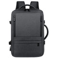 Large Capacity Waterproof 17.3 Inch Business Casual Student School Bags USB Port Laptop Backpacks for Men