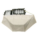 Super-large Area Fold-out Camping Vehicle Retractable Car Side Awning Free Standing Awning 4x4 4wd Awning 180 for Car Roof