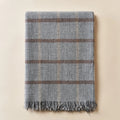 New Style Eco-Friendly Italian Style Merino Wool Blanket Double-Sided Yarn Woven 100% Australian Wool Throw Shawl for Winter