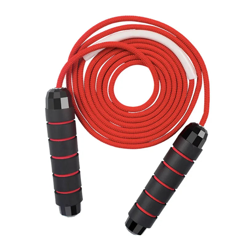 Women Men Kids Adjustable Tangle Free 6mm Cotton Weighted Skipping Rope