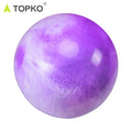 TOPKO Anti Burst 65cm Balance Exercise Gym Yoga Ball  Fitness rainbow Gradient Custom Print Pvc Yoga Ball with Pump