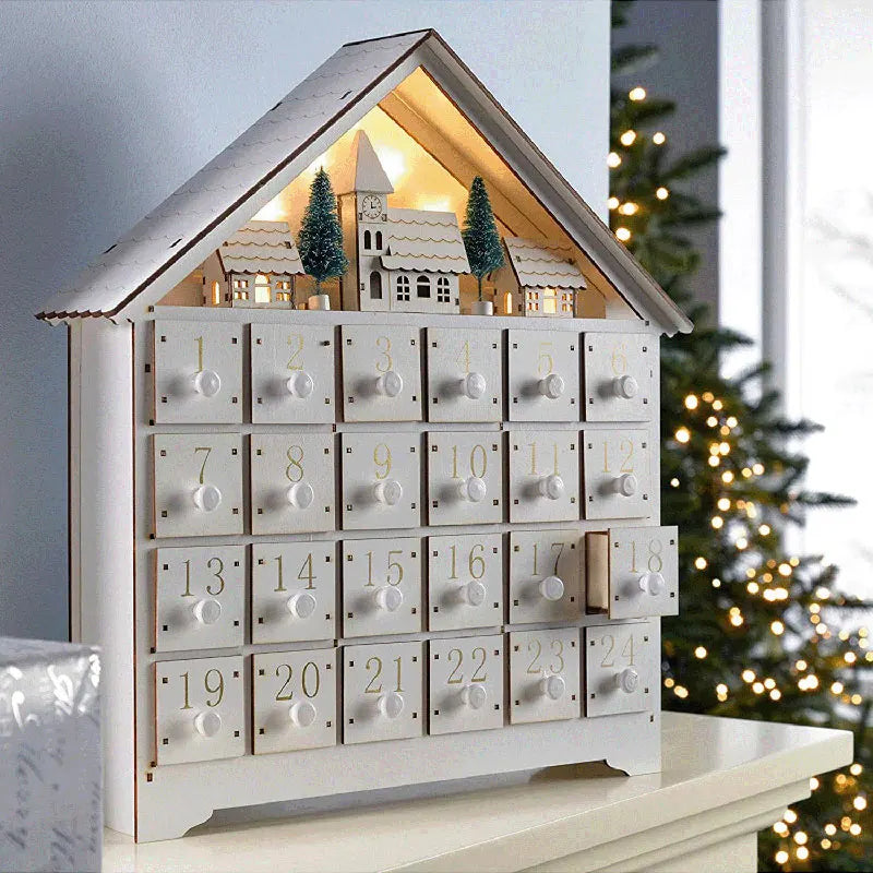 Christmas Decorative Ornaments Christmas Advent  Calendar Countdown Boxes Surprise Boxes for Christmas