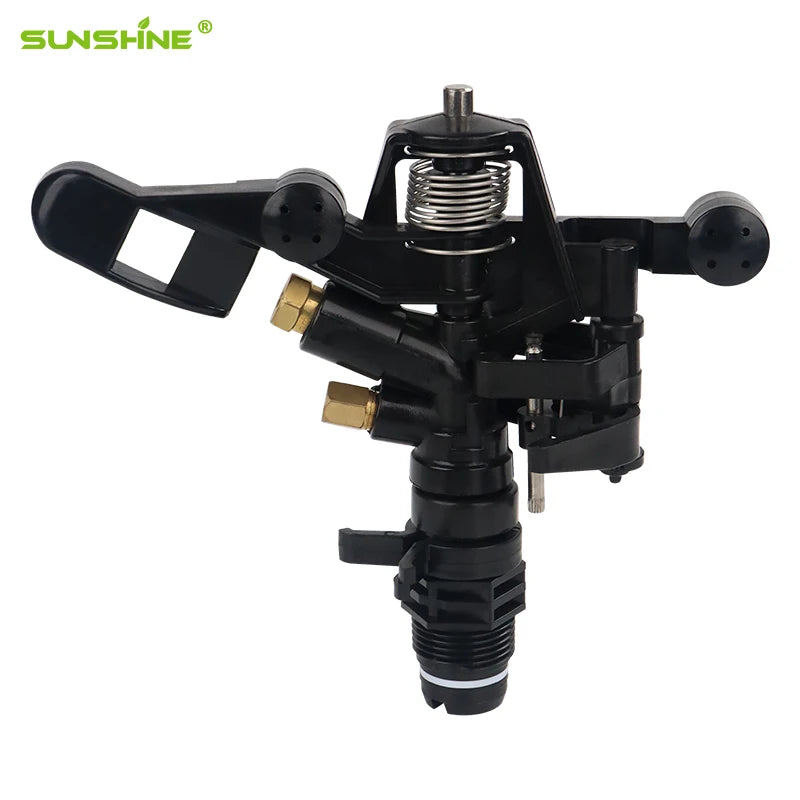 SUNSHINE Half Circle Good Sale 3/4 Inch Agriculture and Garden Water Irrigation Male Plastic Sprinkler With Brass Nozzle