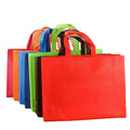 Custom logo Print Eco Reusable Supermarket Grocery Promotion Shopping Cloth Ecological Non Woven Carry Fabric Tote Bag