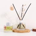 Wholesale 100ml Transparent Aroma Fragrance for Reed Diffuser Cylinder Glass Bottle with Screw Top for Home Decoration