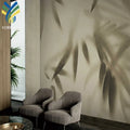 YKEX 091 Modern Minimalist 3D Bamboo Wallpaper Shimmering Grey Gold Chinoiserie Waterproof Living Room Wall Backdrop Anti-Static