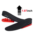 Height Increase Insoles 2-Layer Air Cushion Taller Shoes Insoles Heel Insert 5.0CM for Men and Women HA00606