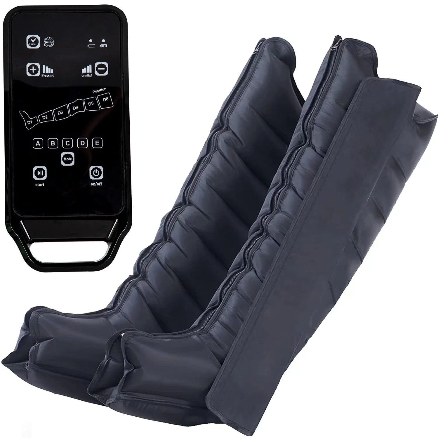 Wireless 5200mAh Fitness Athlete Relief Rechargeable 6 Chamber 8 Chambers Portable Sports Recovery Full Leg Compression Boots