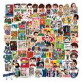 100Pcs the Big Bang Movies Funny Sticker for Schedule Notebook Luggage Laptop TV Show Leonard Sheldon Stickers