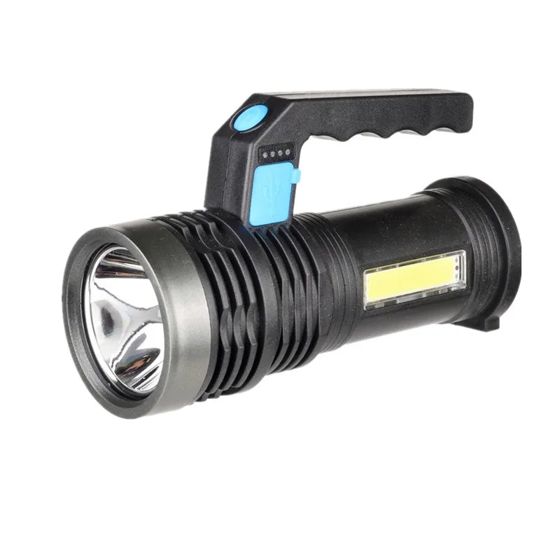 WholesalePortable Super Bright Flashlight Waterproof Handheld LED Flash Light High Power USB Rechargeable Torch Lights Lantern
