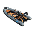Hedia 480 Aluminium Rib Inflatable Double Model Boat with Outboard Engine for Fishing Lake Sports and Rowing