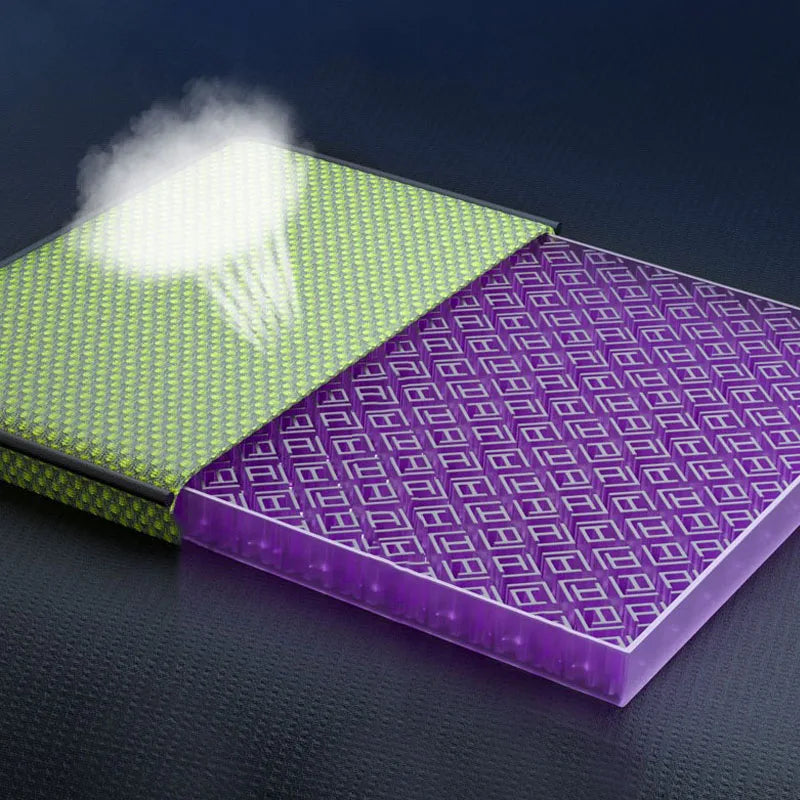 Anjuny 3D Egg Cushion Non-Slip Soft Comfortable Quilted SEBS Filled Waterproof Square Removable & Washable Cooling Seat Cushion