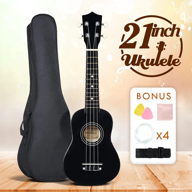 Tuner UKULELE Painted Ukulele Popular Ukulele 21inch Soprano 21 Inch Soprano Draw Line Basswood OEM ODM CN;JIA Dyed Solidwood