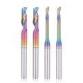 Carbide DLC Coated Polished Single Flute Endmills for Aluminum Processing