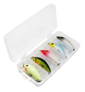 SNEDA 5Pcs Mixed Mini Minnow Fishing Wobblers Set 5g 46mm Hard Bait Tackle Artificial Fishing Lure Set Pesca