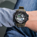 Factory Direct Big Display Japan Battery Men Digital Stop Watch Function Wrist Watch Soft Band