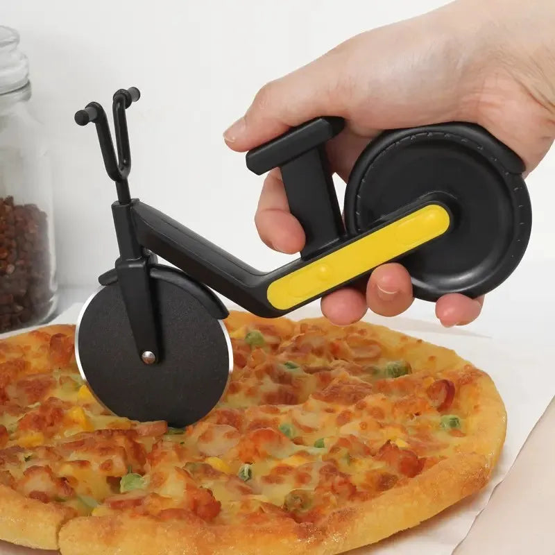 Creative Modern Design Pizza Roller Holder Cutter Multi-functional Stainless Steel Pizza Cutter for Home Commercial Use Pizza