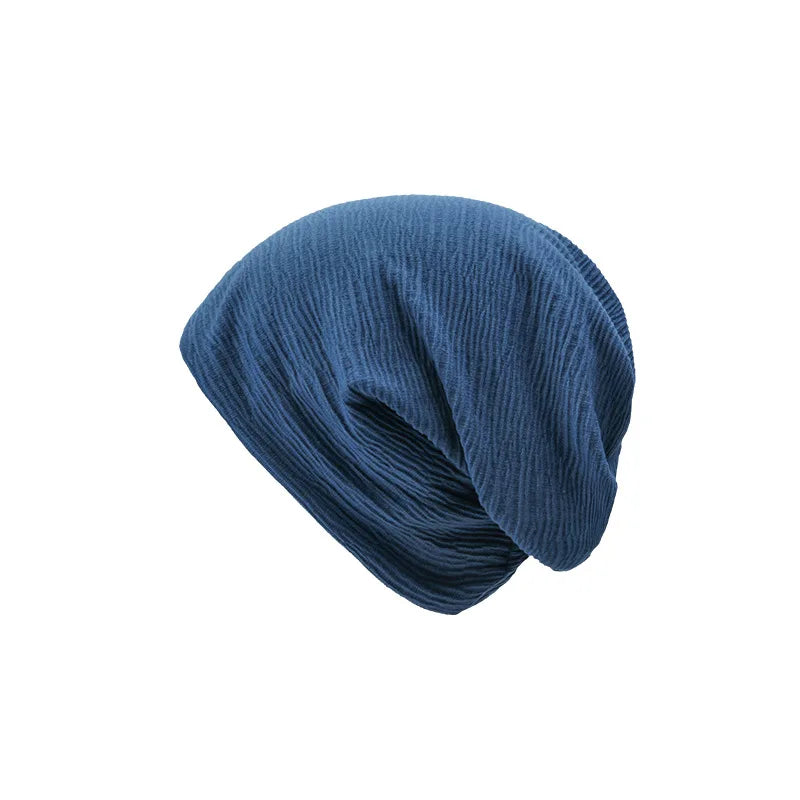 Wholesale 100% Cotton Custom Solid Beanie Knit Baggy Hat Confinement Beanie Soft Hat
