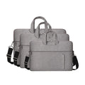 Custom Printed Logo 15 Inch Lightweight Waterproof Durable Polyester Laptop Shoulder Bag with Strap for Luggage