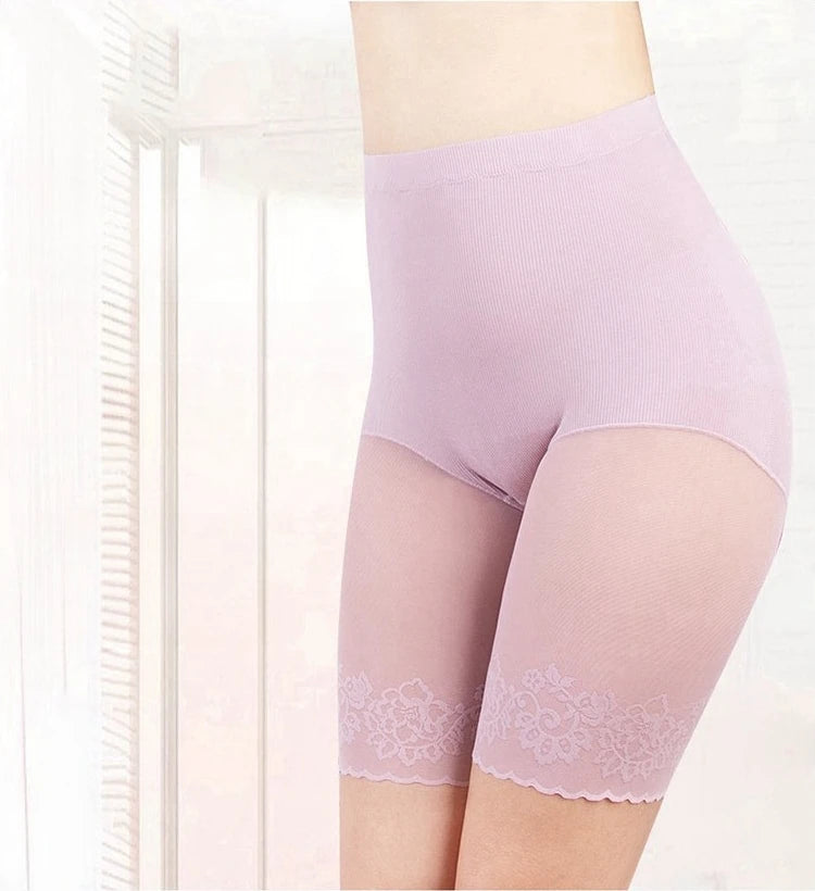 Women's Summer Plus Size Safety Pants Anti-exposure Thin Non-rolled Underwear Anti-wear Legs