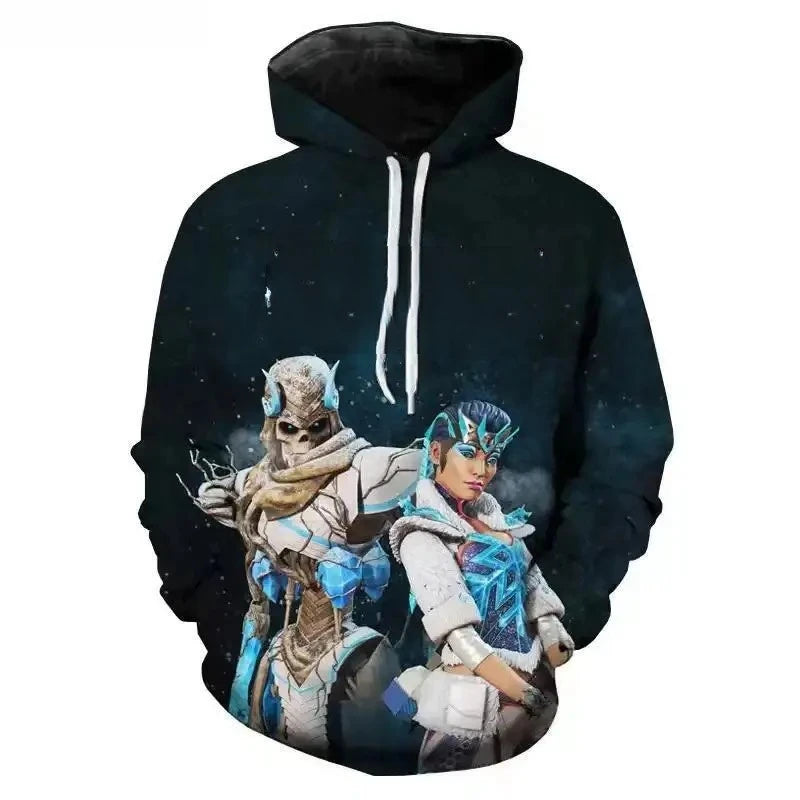 Fitspi Spring Newest 3d Printed Game Hoodies Sweatshirts Men Hoody Game Long Sleeve Autumn Winter Plus Size Clothes