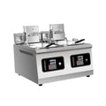 28L Electric Automatically Lift Double Basket Gas Deep Fryer Square Round Fryer Commercial Electric Deep Fryers