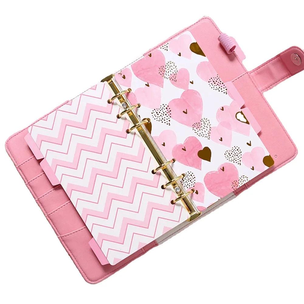 Paper Index Divider A5 Cute 6 Holes for Binder Planner Notebook Stationery