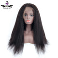 Wholesale Young Girl Virgin Soft Kinky Straight Brazilian Human Hair Full Lace Wig for Black Women 10a Grade Hair Wigs