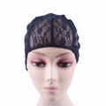 Wig Net Caps for Making Wigs and Hair Weaving Stretch Adjustable Wig Black Dome Cap for Hair Net
