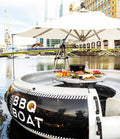 Eco-inspired Private Eco BBQ Boat Hire Captain Own Self-drive Mandurah Mini Cruise BBQ Boat with Donut-shaped Design Uber-cool MegaBDM