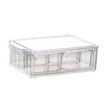Modern Design Multifunction Plastic Storage Box for Fruits & Food Rectangular Refrigerator Cooling & Storage Bin