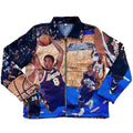 Custom Plus Size Jacquard Zipper Cardigan Men's Tapestry Jacket with Sweater Outfit Spring Season Wall Tapestry Coat