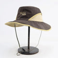 Factory Direct Summer Outdoor Sports Casual Unisex Fisherman Cap Lightweight Nylon Bucket Hat Letter Daily Use Drawstring