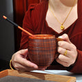Classic Solid Wood Japanese Jujube Wood Handle Eco-Friendly Back to School Tea & Milk Cups Creative Japanese Tableware