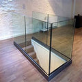 8mm 10mm 12mm Clear or Tinted Tempered Glass Price Per Square Meter for Balustrade Railings
