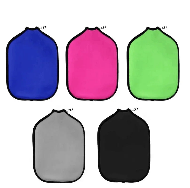 Custom Logo Pickleball Racket Sleeve Neoprene Pickleball Paddle Covers with Zipper