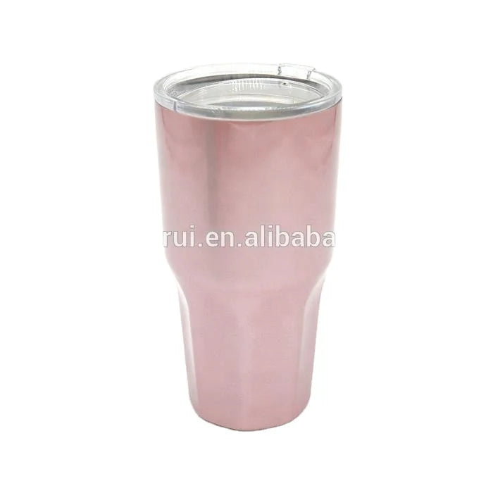 Wholesale Vacuum Insulated Tumbler Coffee Cup Powder Coated Double Wall Thermoses Stainless Steel Tumbler