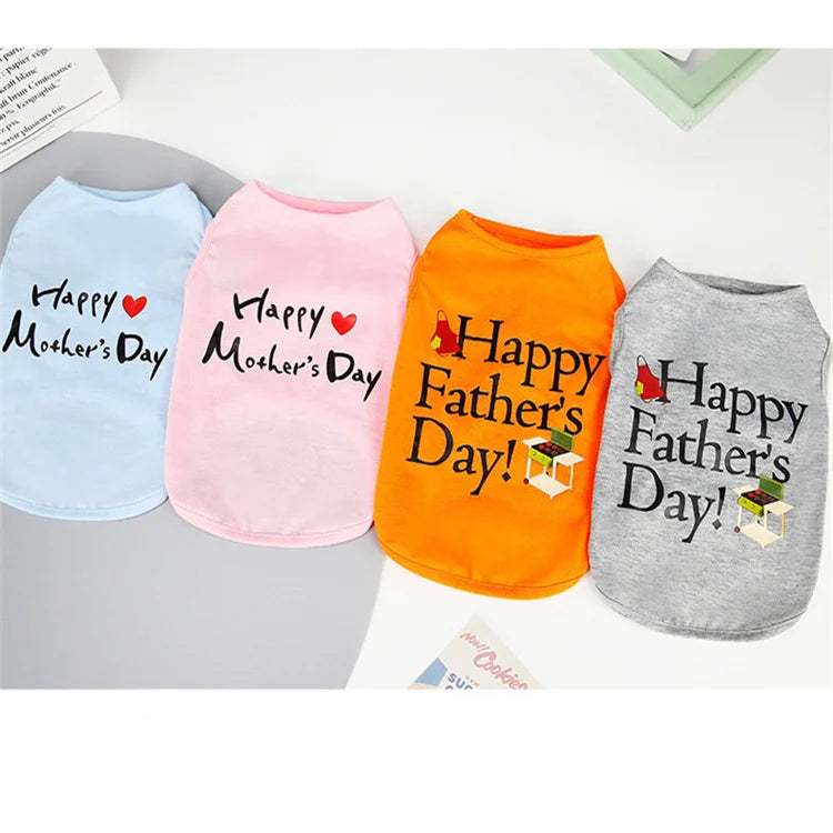 Summer Pet Products Top Sellers Lovable Dogs Dog Clothes Mother Day Pet Clothes