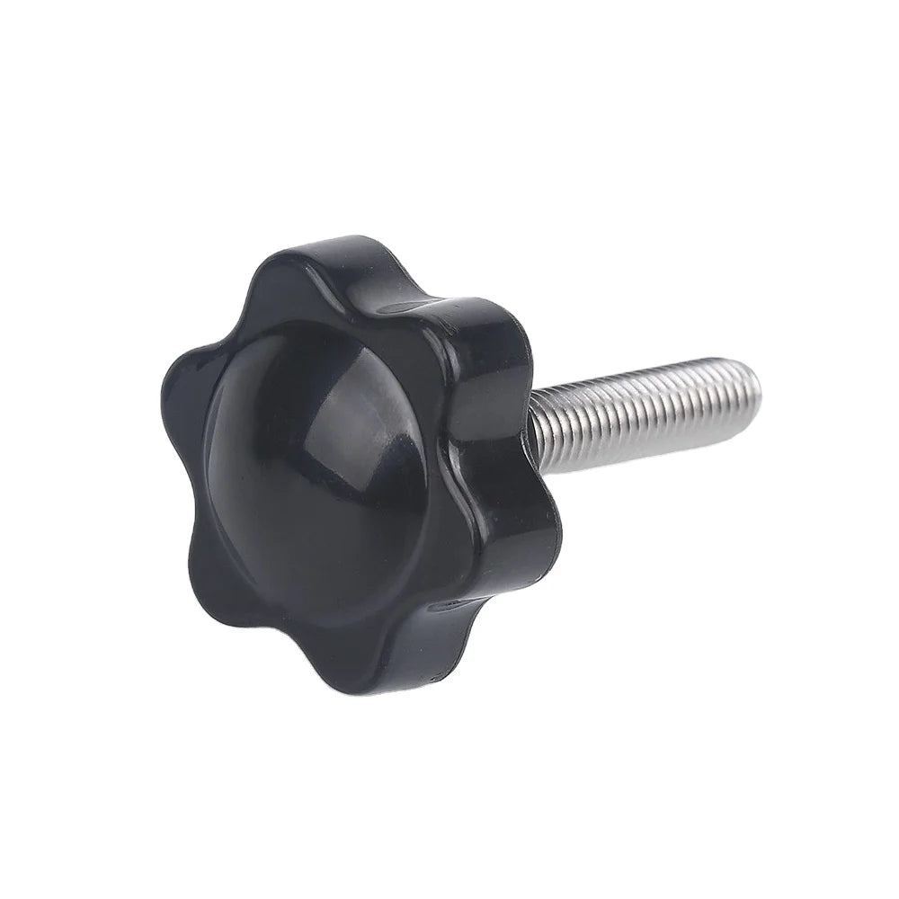 M4 M5 M6 M8 M10 M12 Star Shape Thread Clamping Handle Bolt Bakelite Hand Knob for Metric ISO Industry Equipment Tightening Screw