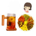 Private Label 4A Grade Throat Care Tea Luo Han Guo Chrysanthemum Orange Peels Smooth Throat Sore Detox Flower Tea 10 Sachets Bag