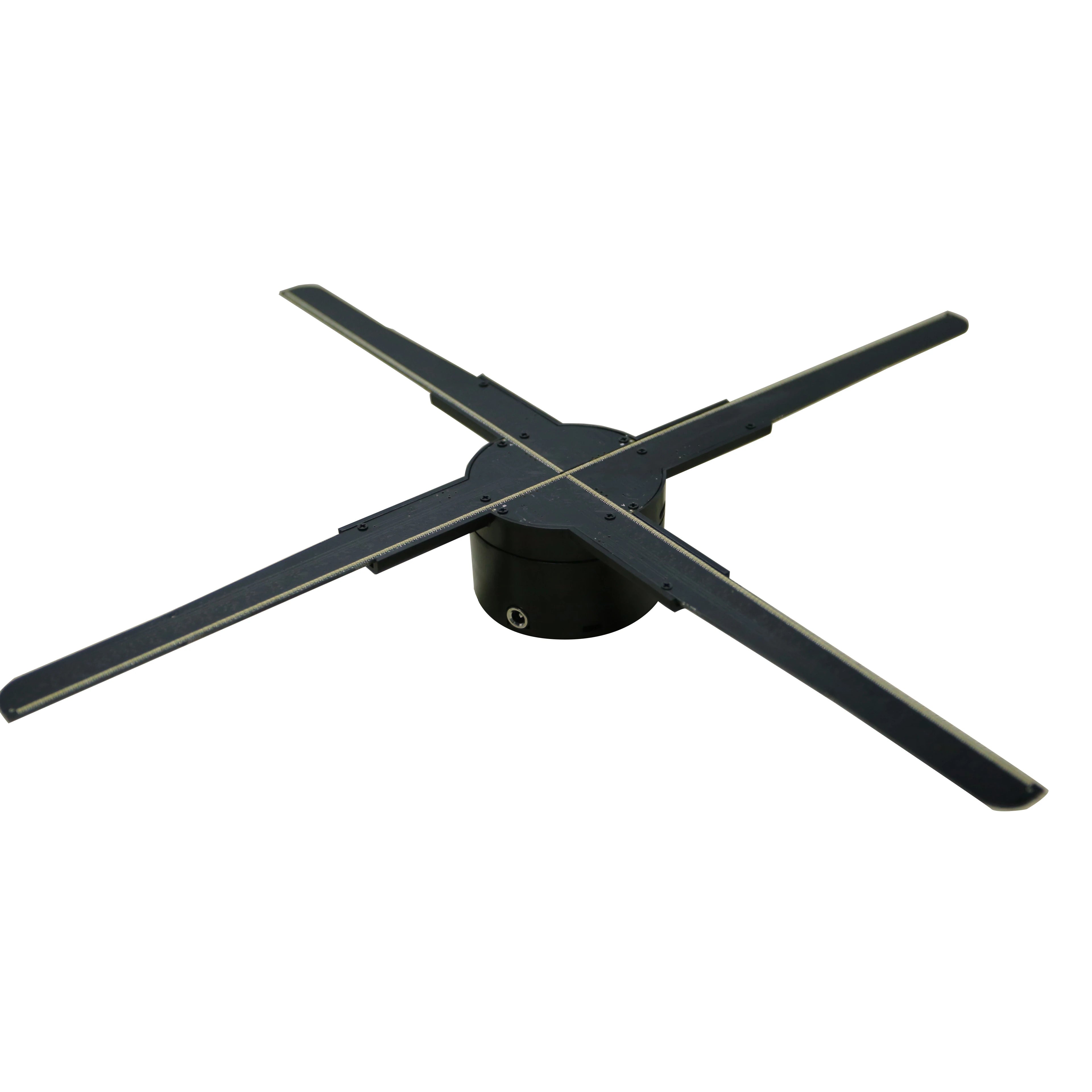 50cm Advertising 4 Blade HD LED Fan 3d Hologram Projector Hologram Fan 3D Holographic Display Remote App Control