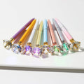 Customizable Logo Creative Crystal Ballpoint Pen 1.0mm Metal Marker Pens for Writing
