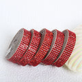 5row Self-Adhesive Crystal Rhinestone Tape Diamond Ribbon Trim Sheet for Bags Garments Shoes-for Crafts Decoration