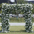 Hot Wedding Events Flower Arch with Stand Silk Rose Flower Runner Flower Wedding Arch
